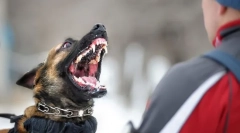 Prečo sa pes správny na ulici?