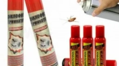 Použitie dichlórfos z blchy